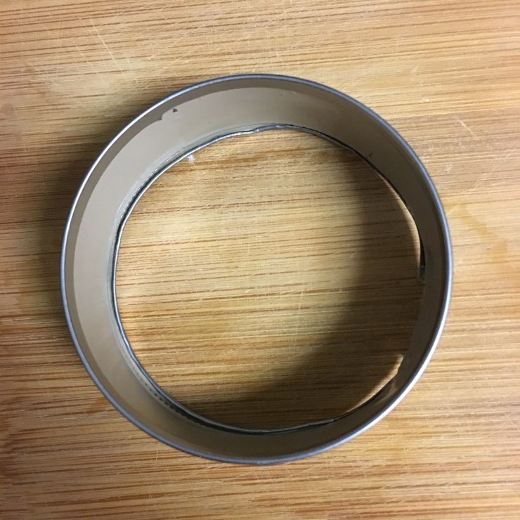 A cleaned out deviled ham can.