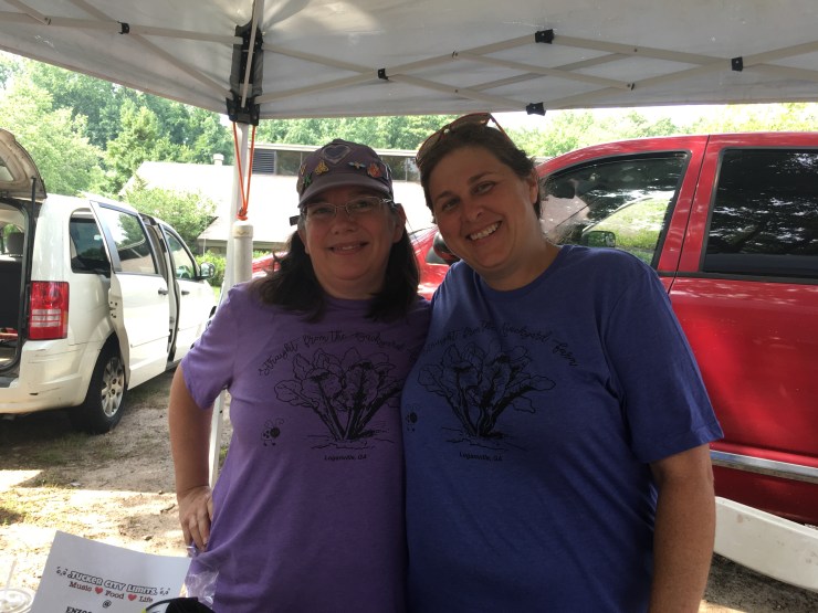 Mary Capps and Lynn Teddlie of Striaght from the Backyard farms
