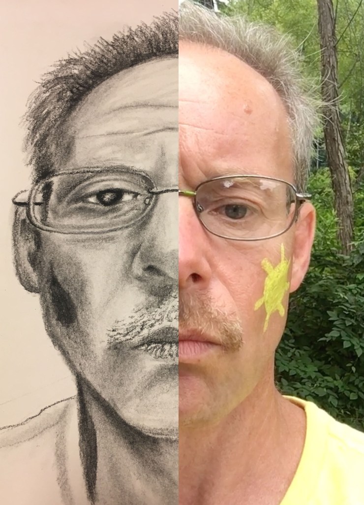 Mashup of a drawing and a photograph.