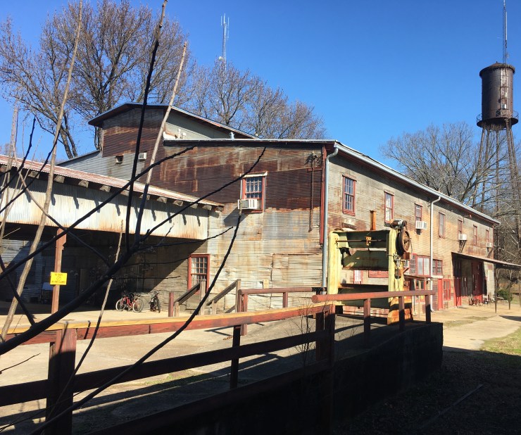 An old, rusted building