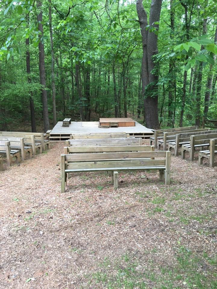 An outdoor classroom.