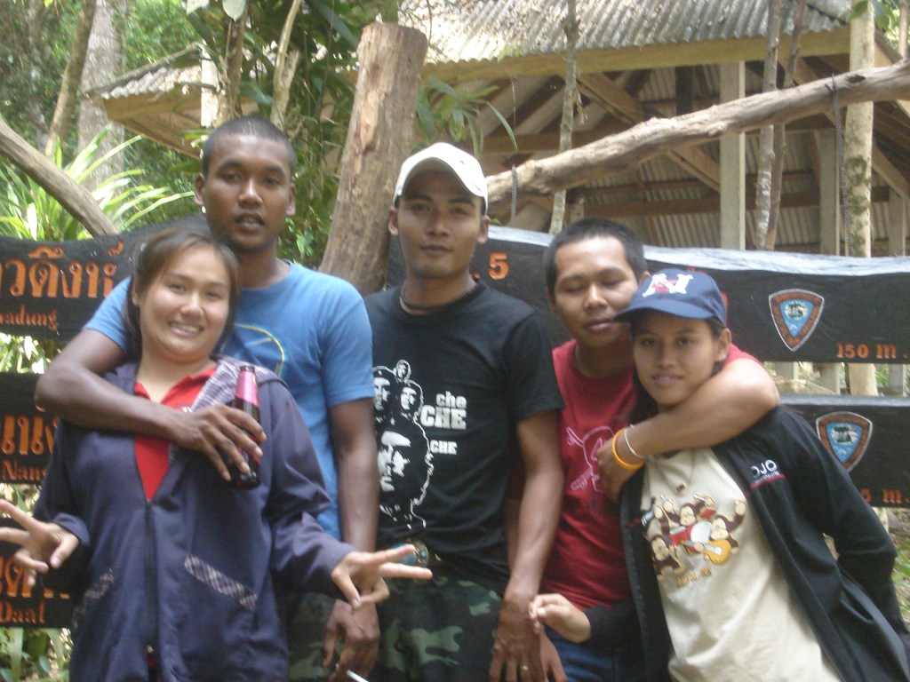 A group of university students