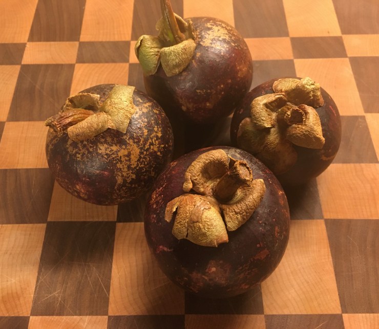 Mangosteens.