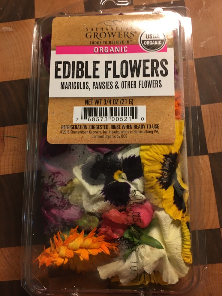 Edible flowers.