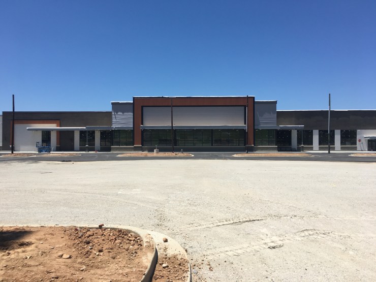 Kroger under construction.