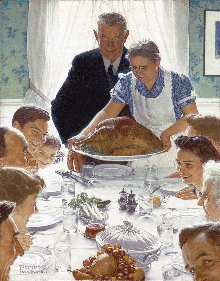 “Freedom from Want” by Norman Rockwell