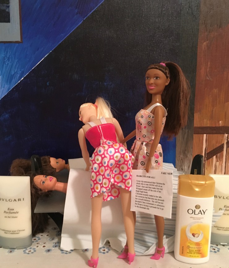 Spoof of Norman Rockwell’s “Freedom from Fear”