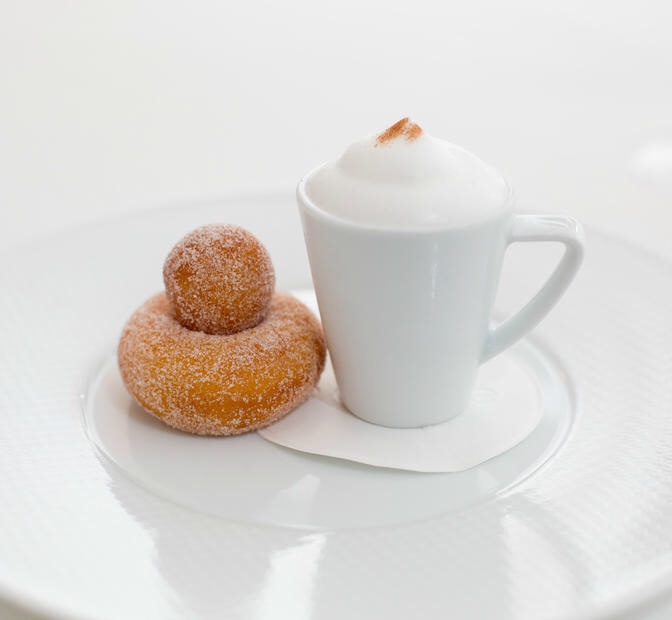 Thomas Keller’s coffee and donuts.