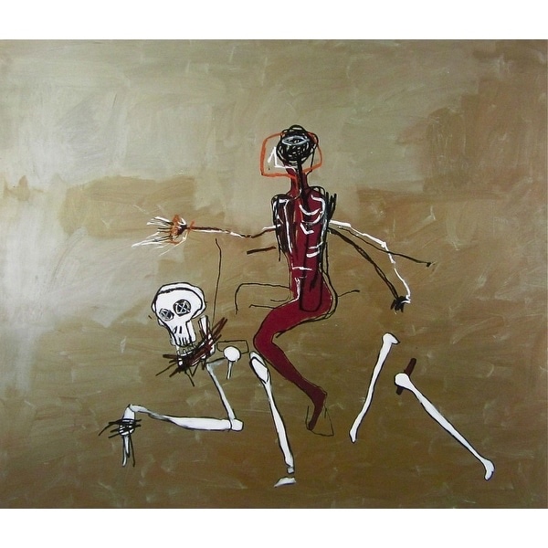 “Riding with Death” by Jean-Michel Basquiat
