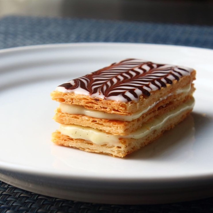 Traditional Napoleon cake.