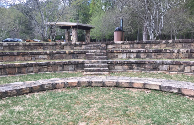 An outdoor classroom/ amphitheater.
