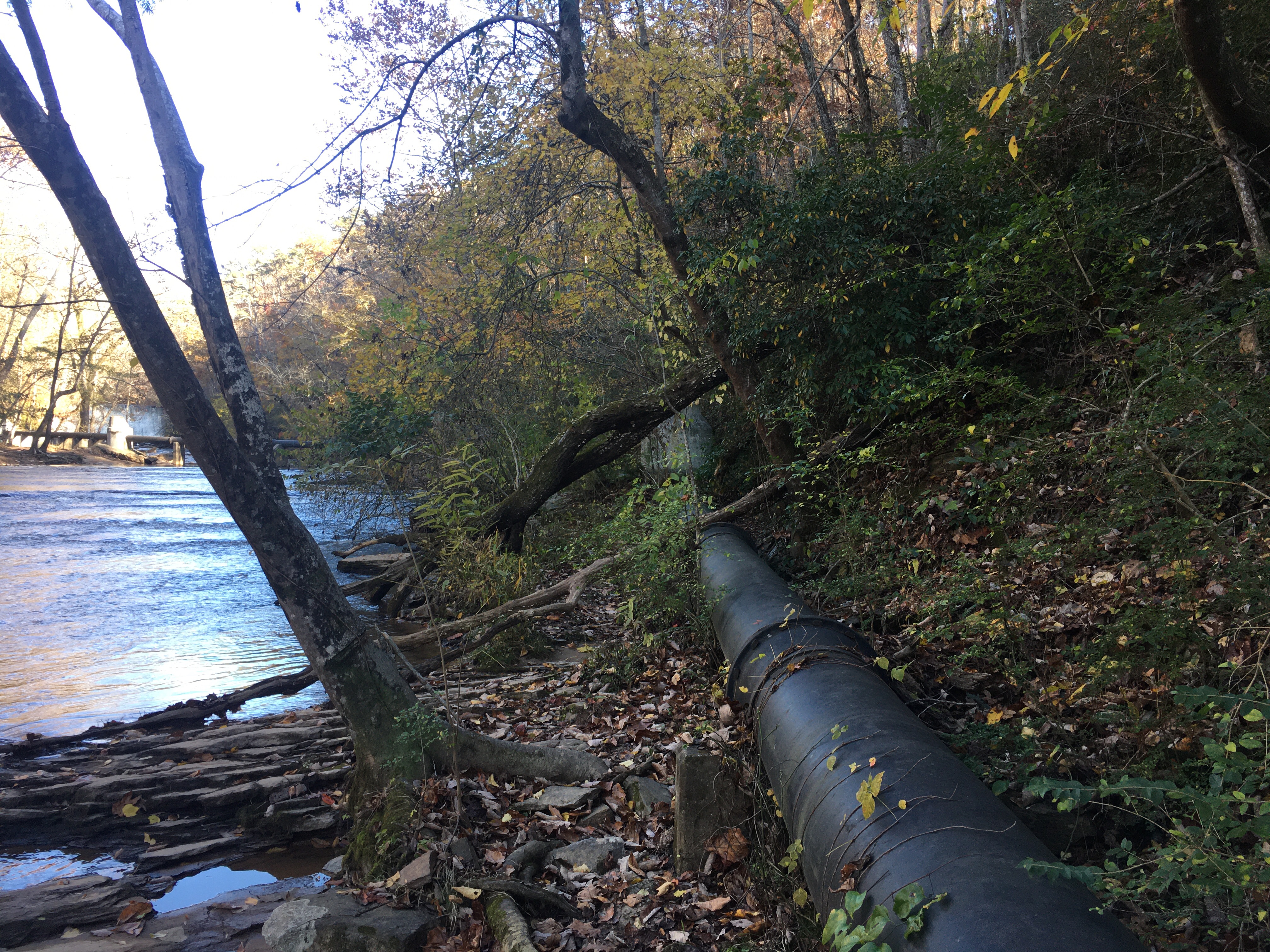 Pipe leading to a trail’s end.