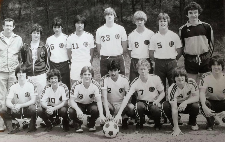 Picture of our high school soccer team.